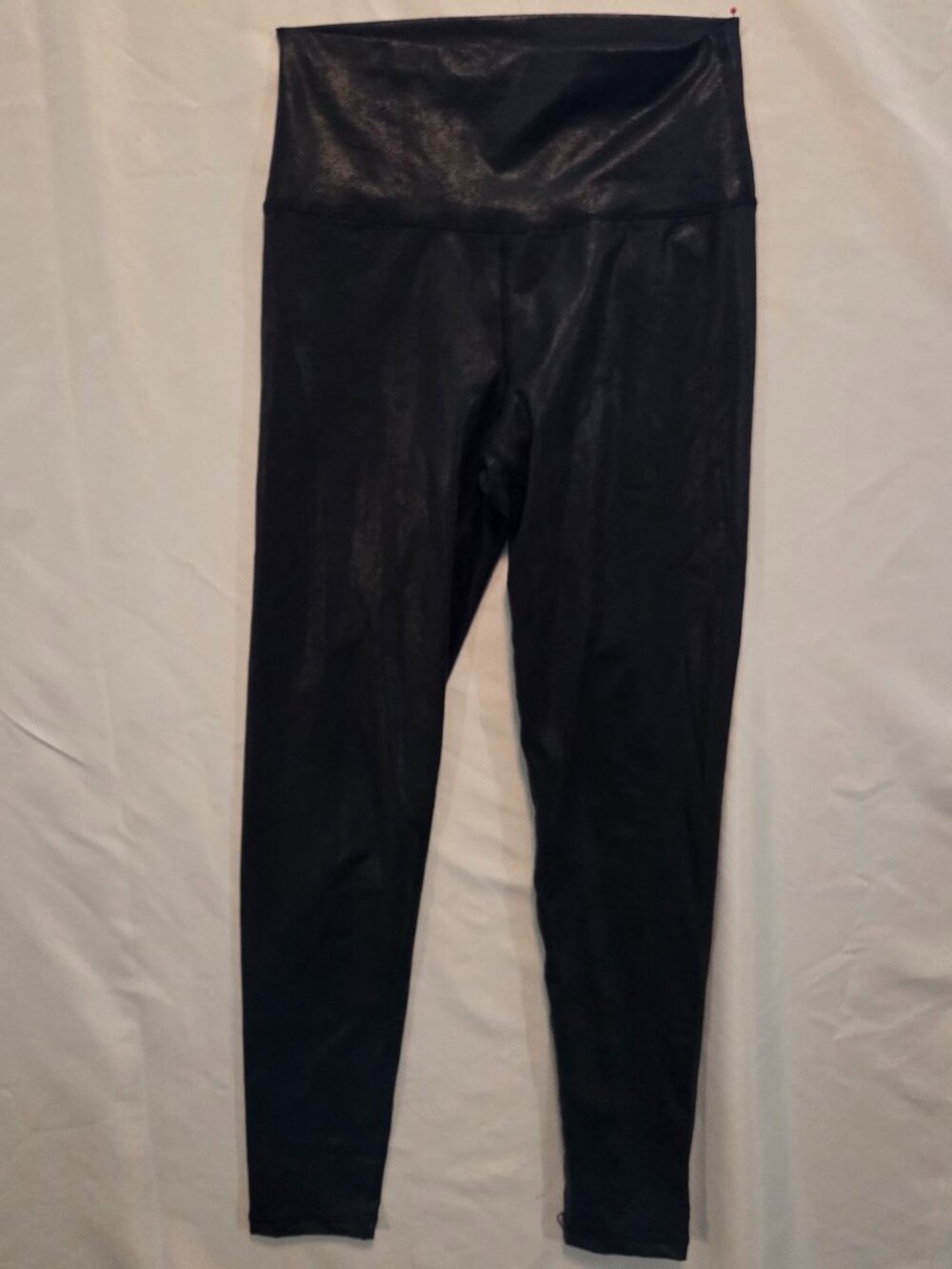 Aerie Chill. Play. Move. Faux Leather High-Waist Leggings | Size Medium